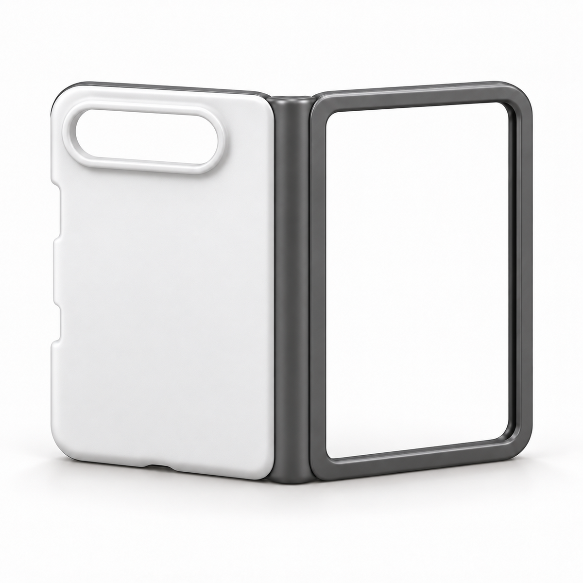 Slim iPhone Duo Case with Pearl Back and Graphite Frame