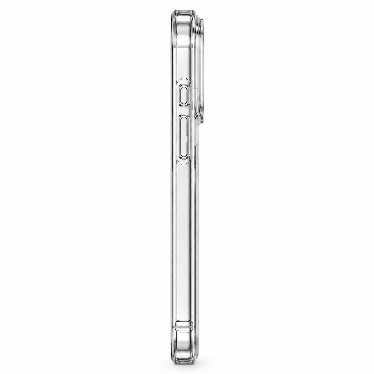 Clear Magnetic iPhone Case with Reinforced Corner Design — slim side profile